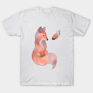 Fuchs und Feder T-Shirt